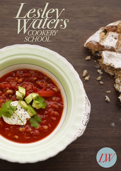 Black and Red Stew with Avocado & Sour Cream